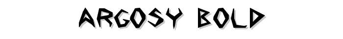 Argosy Bold font